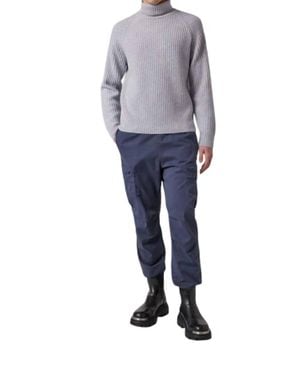 Parajumpers Ettore Turtle Neck Sweater Top - Blue