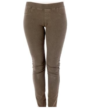 French Kyss Capri Jeggings - Gray