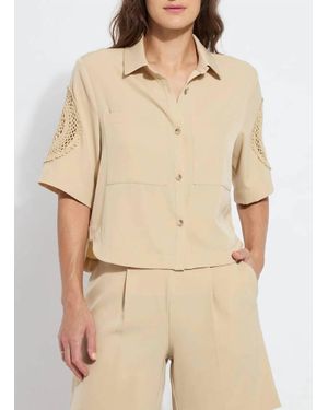 Lyssé Tyla Crochet Jacket - Natural