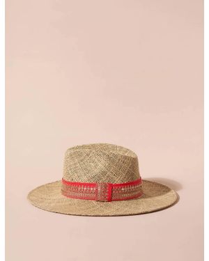 Faire Cesar Rosa Straw Hat - Natural