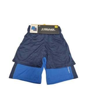 Head Boys Youth Athletic Active Shorts - Blue