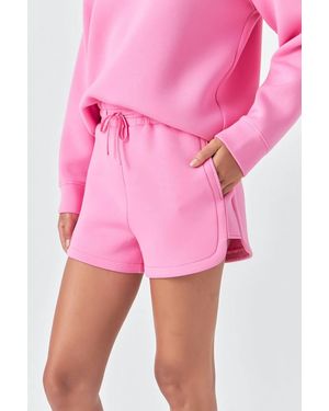 Grey Lab Scuba Shorts - Pink