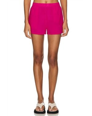 Beach Riot Tia Lightweight Cotton Short - Pink