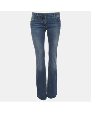 Roberto Cavalli Denim Straight Fit Jeans M/Waist - Blue