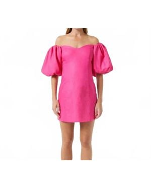 RHODE Dali Mini Dress - Pink
