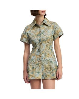 En Saison Kenna Shirt Dress - Green