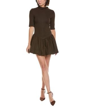 Seraphin Mini Dress - Brown