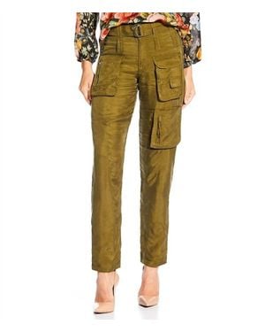 Johnny Was Hailey Cargo Pant - Yellow
