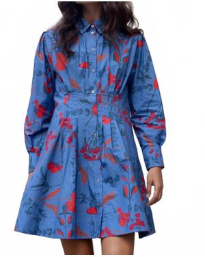 Oliphant Elizabeth Dress - Blue
