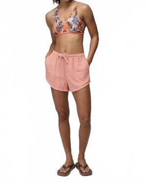 Prana Hideaways E-Waist Short - Red