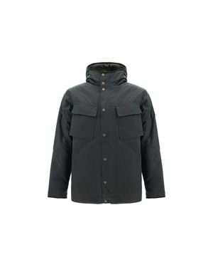 Barbour Longwell Wax Jacket - Blue