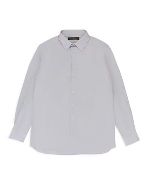 Freemans Sporting Club Woven Cotton Dress Shirt - White