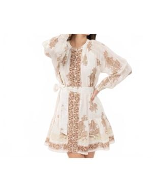 Uncle Frank The Sienna Shimmer Mini Dress - Multicolor