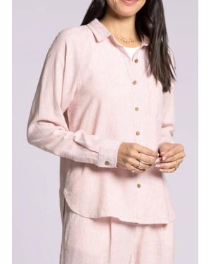 Thread & Supply Anastasia Button Shirt - Pink