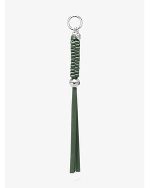 Michael Kors Woven Bag Charm - White