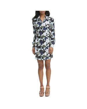 Equipment Chelsea Floral Dress - Blue