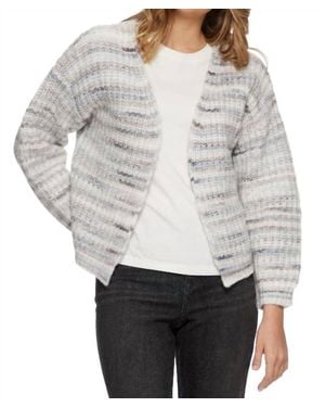 Flag & Anthem Dorset Balloon Sleeve Cardigan - Gray