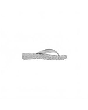 Ilse Jacobsen Cheerful Platform Flip Flops - White