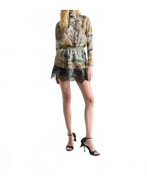 Isla & White Opal Mini Skirt - Black