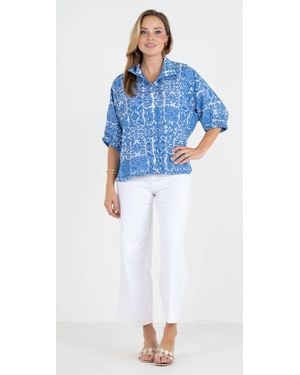 Emily Mccarthy Positano Bonny Top - Blue