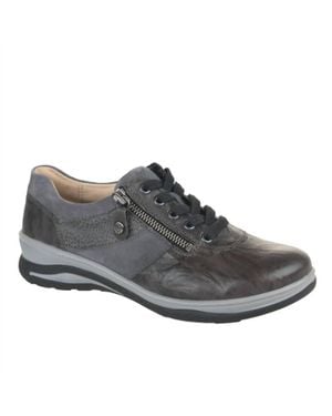 Fidelio Mitzy Casual Leather Shoes - Gray
