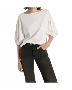 Nation Ltd Sandra Boatneck Top - White