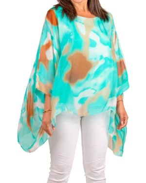 Gigi Moda Seta Aura Print Kaftan - Blue