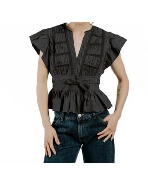LOVE THE LABEL Madelyn Top - Black