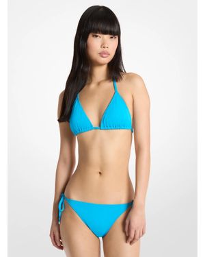 Michael Kors Triangle Bikini Top - Blue