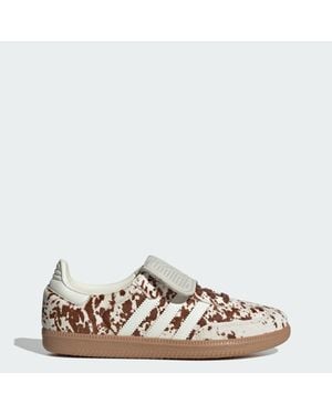 adidas Cow Print Samba Long Tongue Shoes - White
