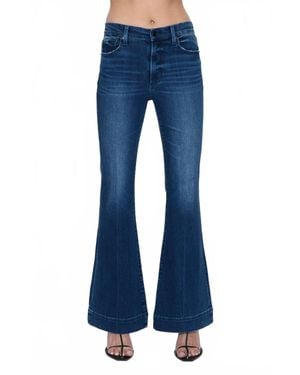 Pistola Kinsley Mid Rise Ultra Flare Jeans - Blue