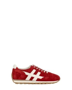 Hogan H701 Suede Sneakers - Red