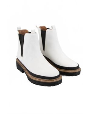 Ccocci Valentina Contrast Chelsea Boots - White