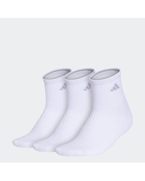 adidas Cushioned Quarter Socks 3 Pairs - Purple