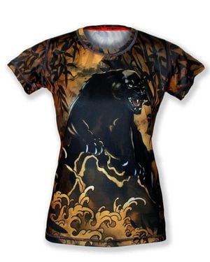INKnBURN Panther Tech Shirt - Black