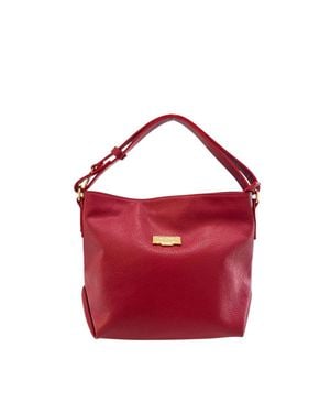 Baldinini Leather Shoulder Bag - Red