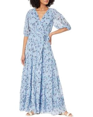 Ted Baker Blakeli Maxi Dress Clothing 1 (Us 4) Polyester - Blue