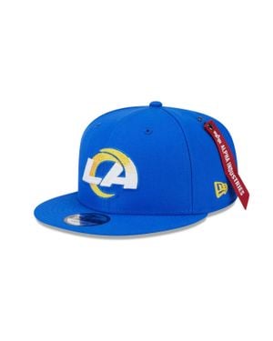 KTZ Alpha Industries 9Fifty 'Los Angeles Rams' Snapback Hat - Blue