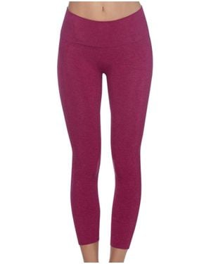 Body Glove Trikonasana Capri Leggings - Purple