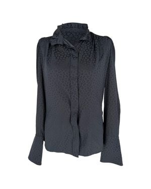 Isabel Marant Animal Print Blouse - Blue