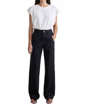 Apiece Apart Meridian High Waisted Jean - Gray