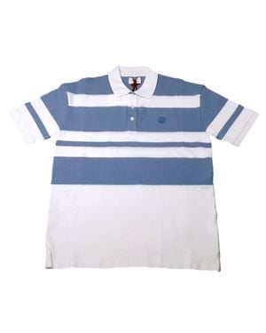 Bally Striped Polo Shirt - Blue