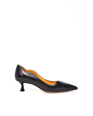 Mara Bini Leather Pumps - White