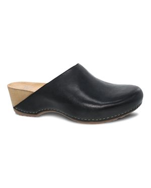 Dansko Talulah Milled Burnished Mule - Black