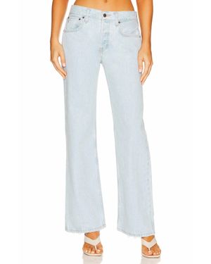 eTica Amis Mid Rise Relaxed Boot Jeans - Blue