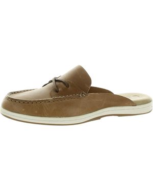 Sperry Top-Sider Padded Insole Leather Mules - Brown