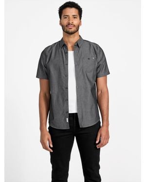 Guess Wayne Textured Shirt - Gray