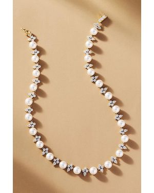 Nadri Venus Pearl Cluster Necklace - Natural