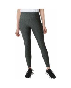 Eddie Bauer Heathered Trail Activewear Athletic Tight Leggings - Black