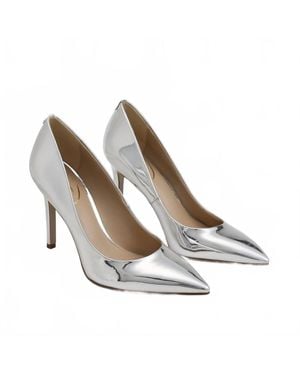 Sam Edelman Hazel Pump Pointed Toe Heel - Metallic